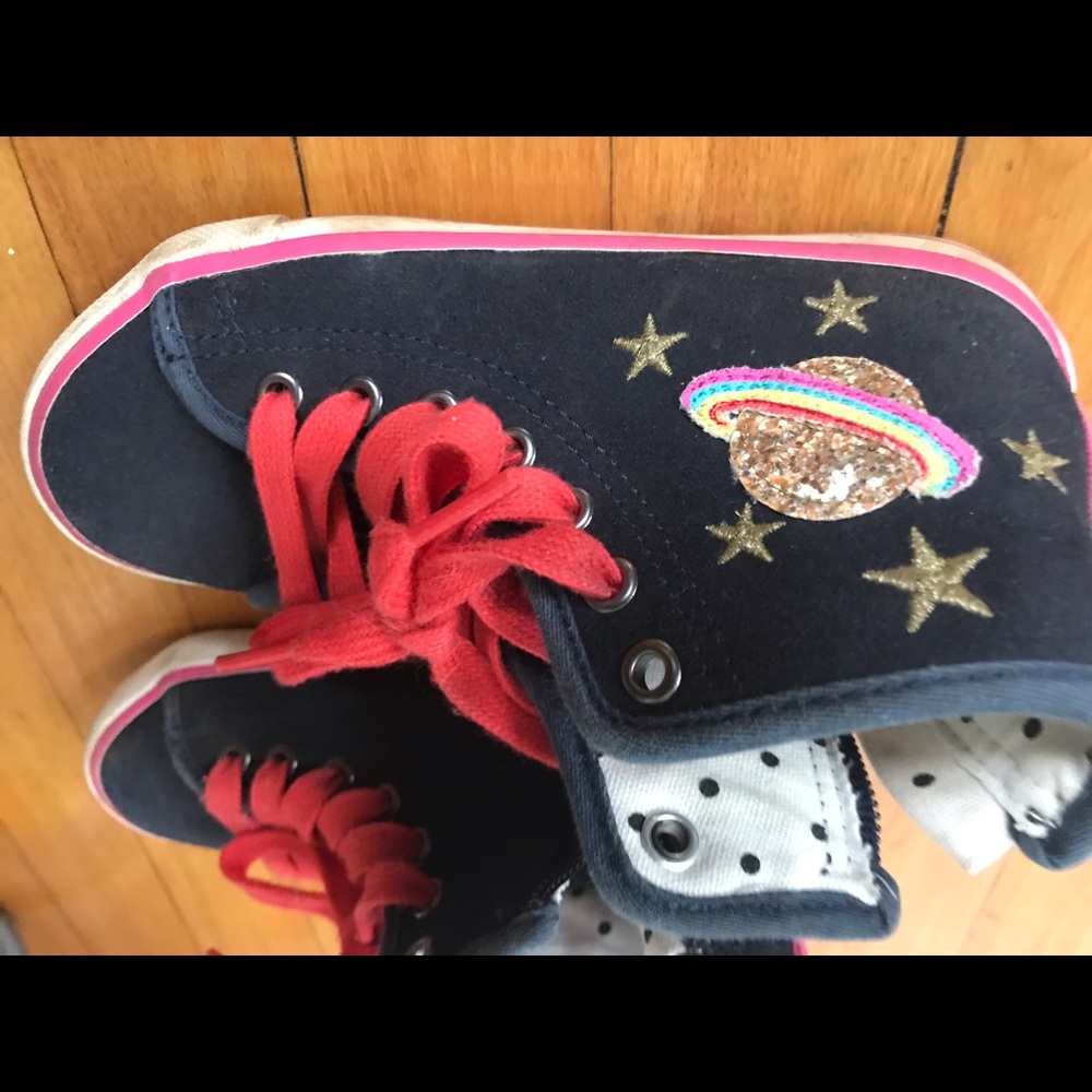 Mini boden high top sneakers